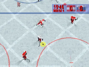 Actua Ice Hockey (JP) screen shot game playing
